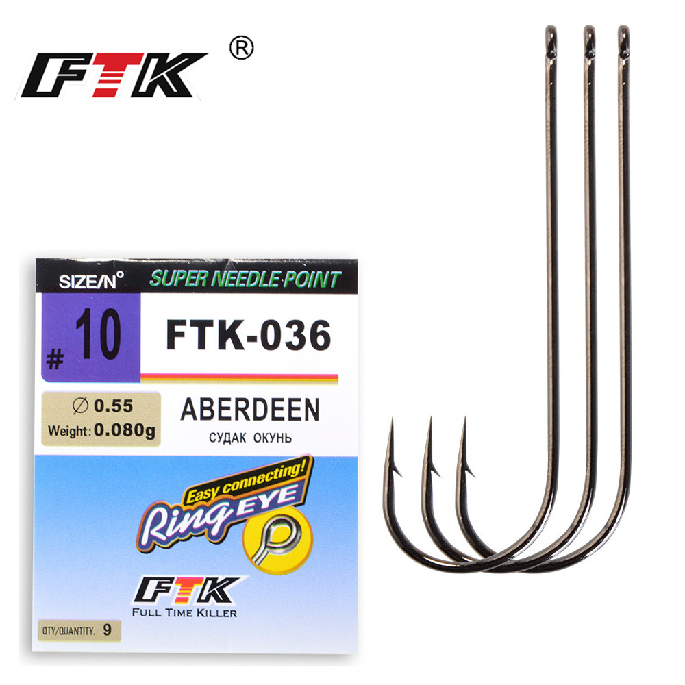 Fishing Hook Assortment - FTK 클래식 ABERDEEN 일본산 바다 낚시