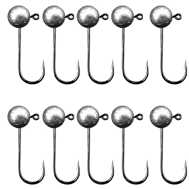 10 개/몫 지그 헤드 낚시 후크 1g 2g 3.5g  - Fishing Hook Barbless 리뷰 및 가격