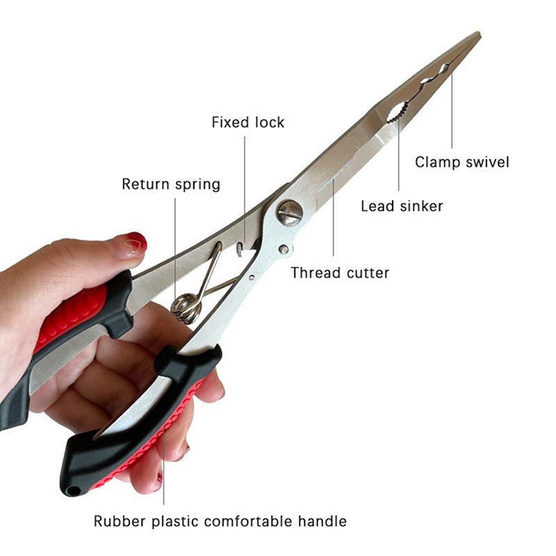 스테인리스 스틸 연장형 낚시 플라이어, 미끄럼 방지 손 - Fishing Hook Remover 리뷰 및 가격