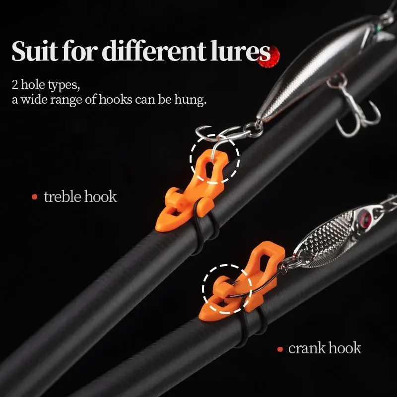 10pcs 낚싯대 폴 훅 키퍼 루어 미끼 홀더 루어 액 - Fishing Hook Jig 리뷰 및 가격