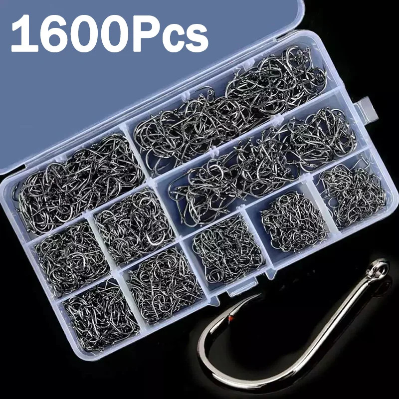50-1600개/박스 낚시 바늘 탄소강 강력하고 날카로 - Fishing Hook Circle 리뷰 및 가격