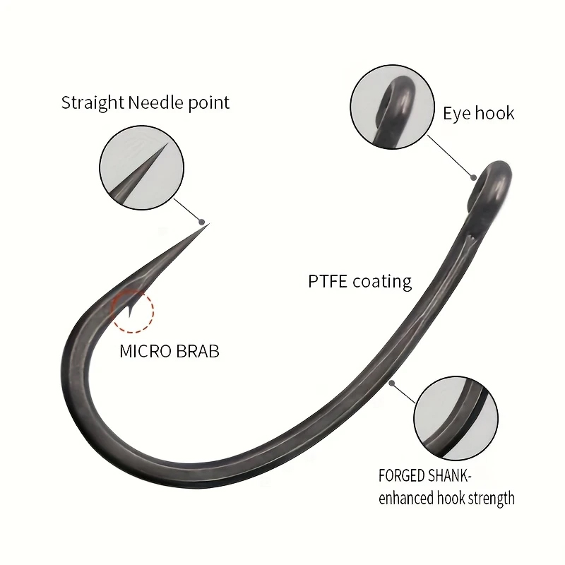 6개입 레디메이드 블로우백 헤어리그 - 합금강 PTFE - Fishing Hook Size 리뷰 및 가격
