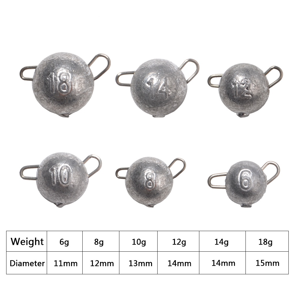 FTK 5pcs 슈퍼 대륙 싱커 낚시 지그 헤드 6g8 - Fishing Hook Jig 리뷰 및 가격